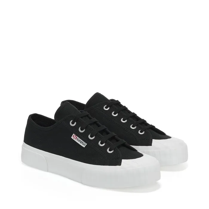 Men Sneakers Unisex 2630 STRIPE Low Cut BLACKFWHITE Superga Low Cut