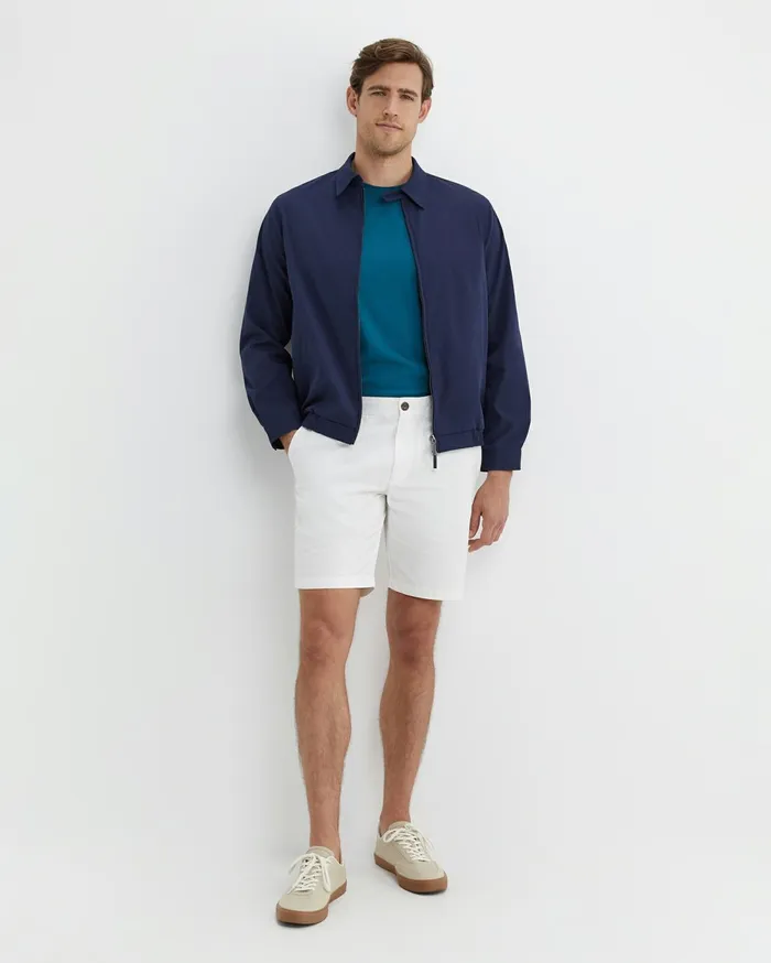 Men Sportscraft Jackets and Blazers Harrington Jacket Navy