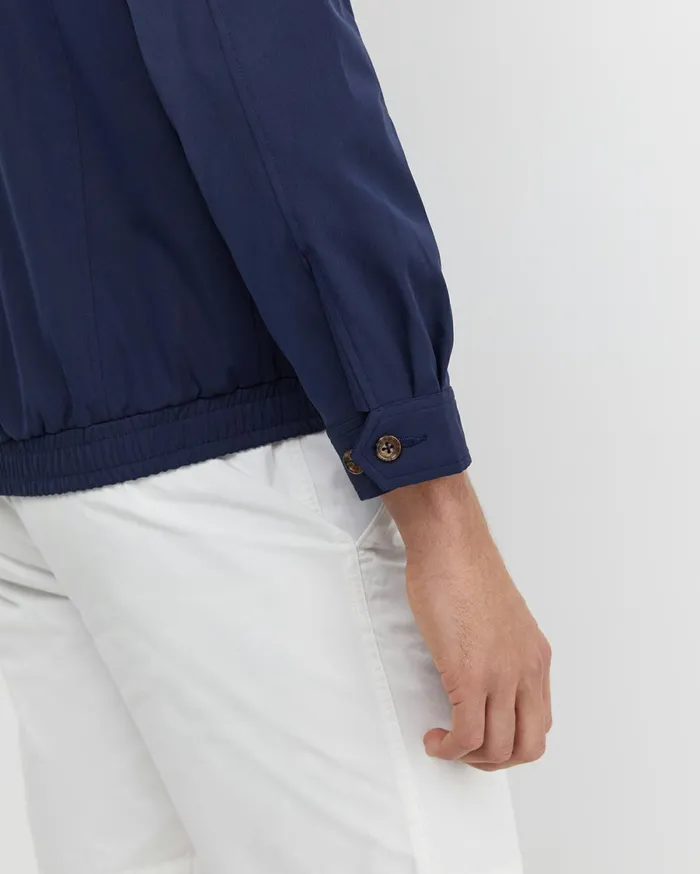 Men Sportscraft Jackets and Blazers Harrington Jacket Navy