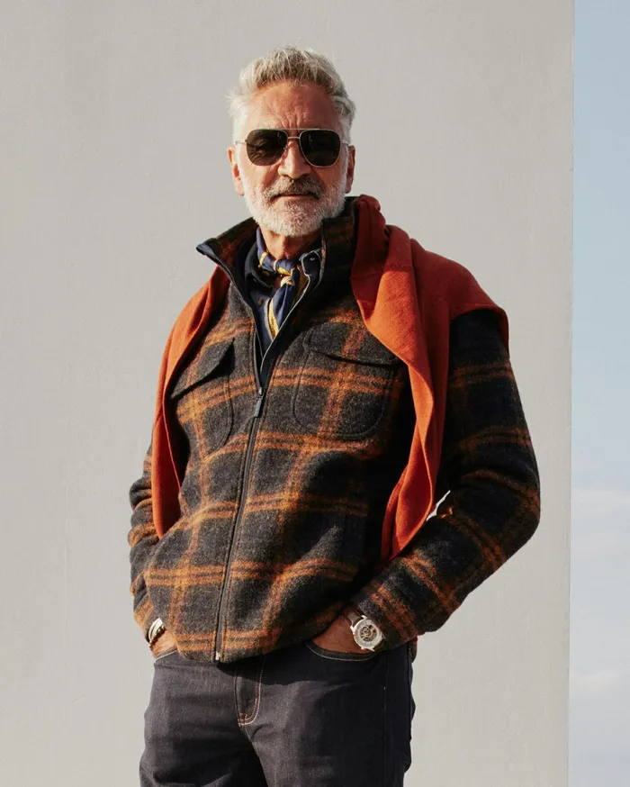 Men Sportscraft Jackets and Blazers Salford Check Wool Blend Jacket Check