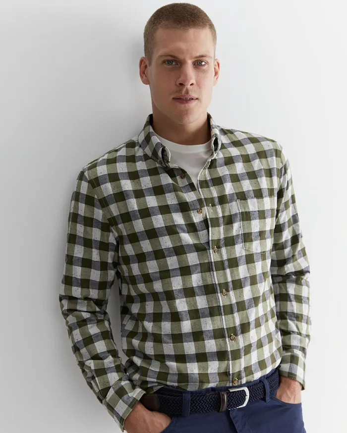 Men Sportscraft Shirts Bowman Shirt Moss