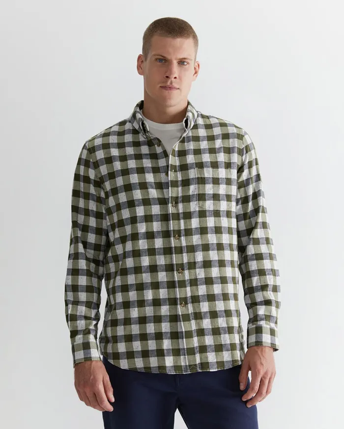 Men Sportscraft Shirts Bowman Shirt Moss