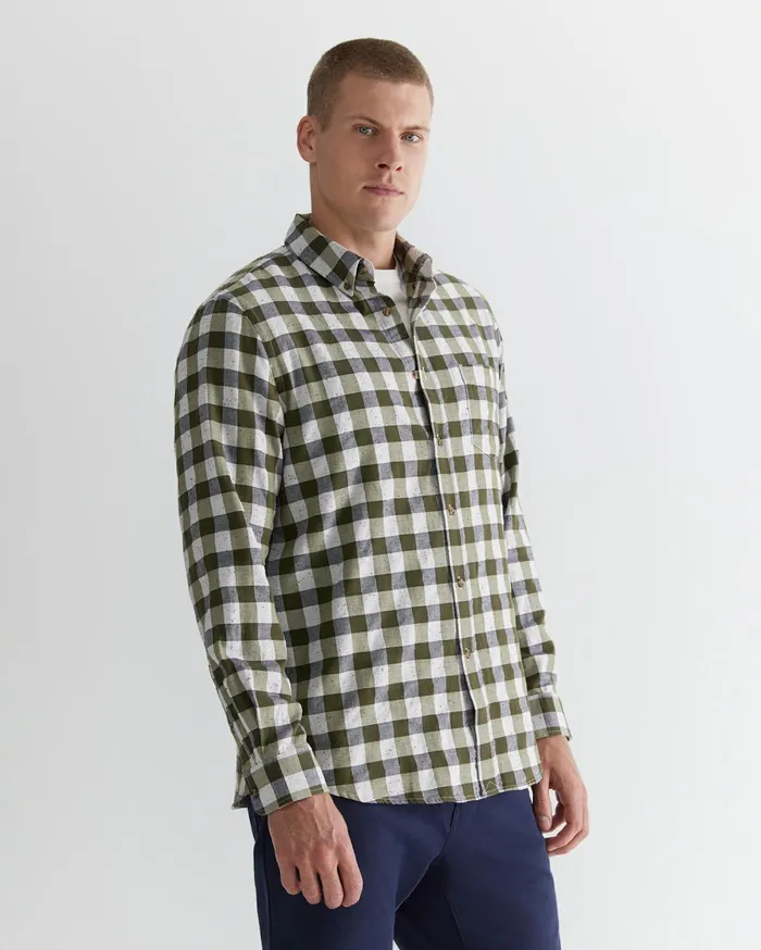 Men Sportscraft Shirts Bowman Shirt Moss