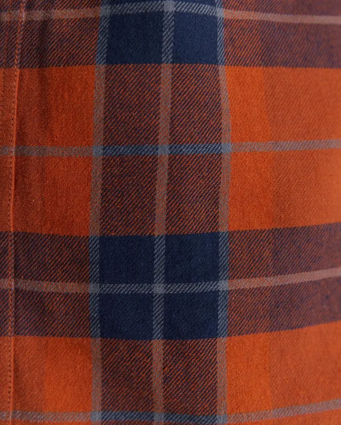 Men Sportscraft Shirts Hindsmarsh Check Shirt Orange
