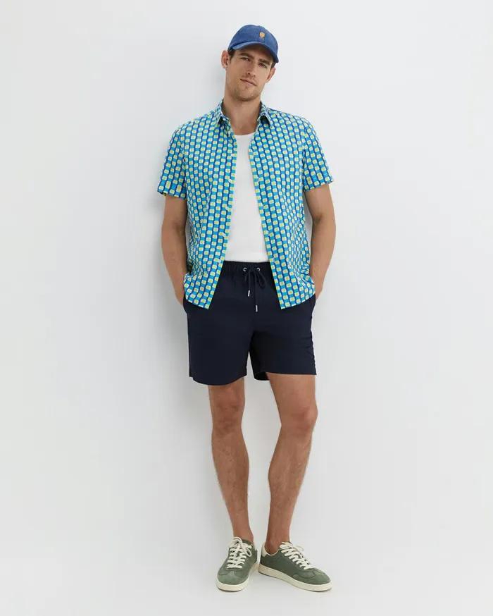 Men Sportscraft Shirts Wyn Short Sleeve Liberty Shirt Multi