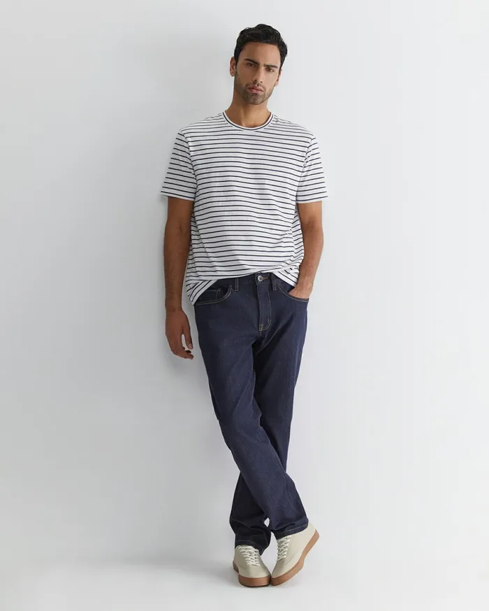 Men Sportscraft TShirts and Polos Supersoft Tee Whitenavy