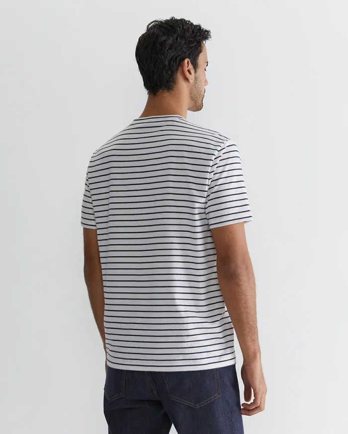 Men Sportscraft TShirts and Polos Supersoft Tee Whitenavy