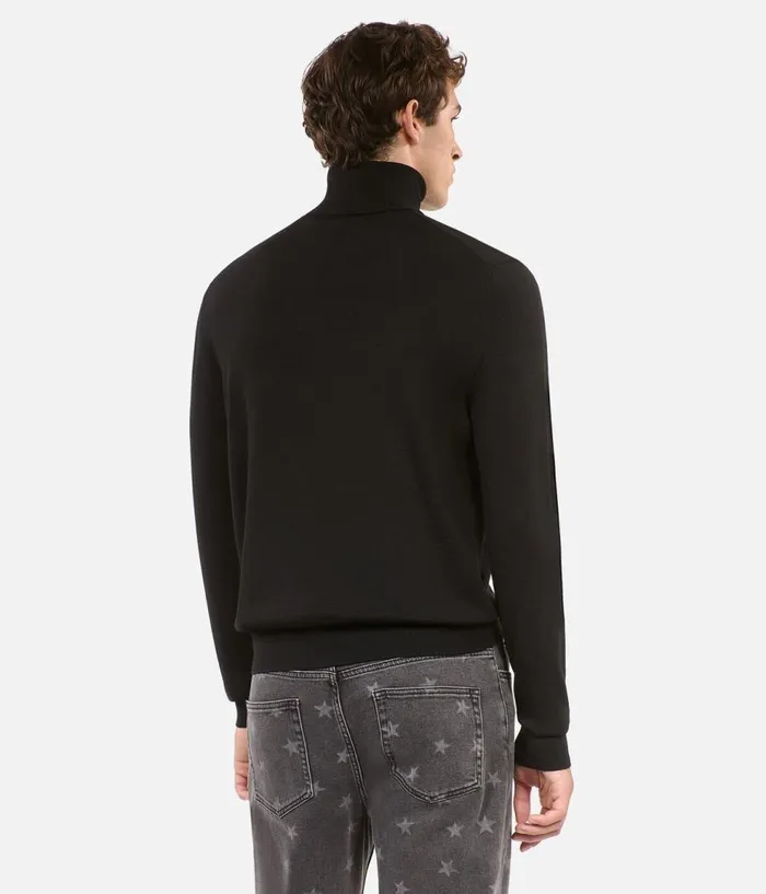 Men Sweaters THE KOOPLES Black Wool Sweater