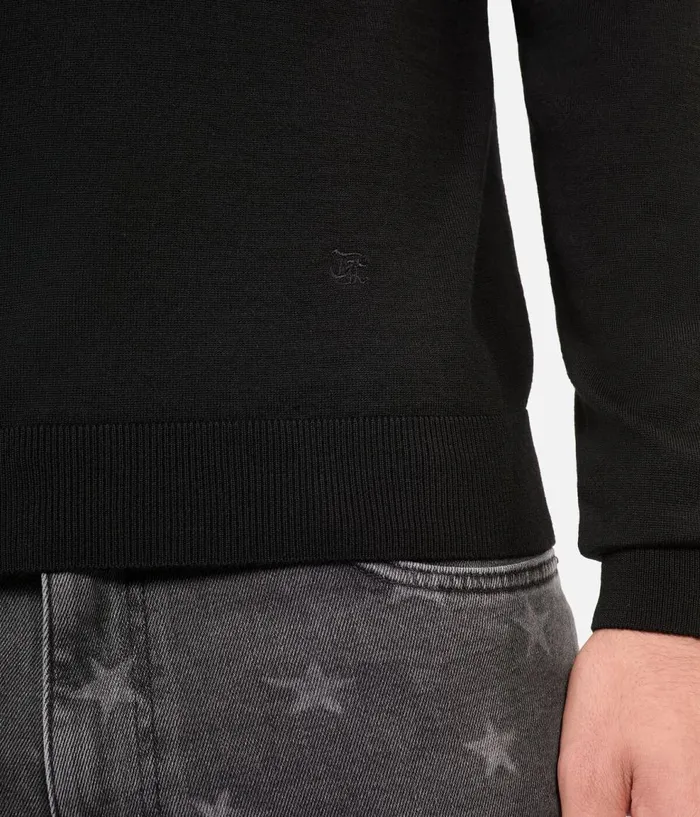 Men Sweaters THE KOOPLES Black Wool Sweater