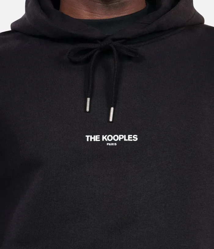 Men Sweatshirts and Sweatpants THE KOOPLES Black Logo Hoodie