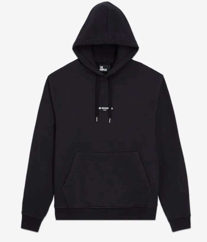 Men Sweatshirts and Sweatpants THE KOOPLES Black Logo Hoodie