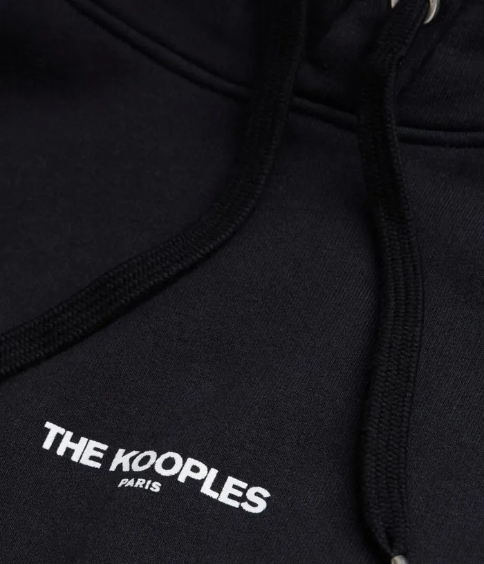 Men Sweatshirts and Sweatpants THE KOOPLES Black Logo Hoodie
