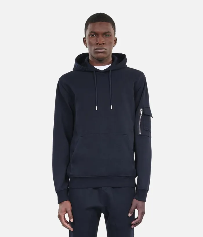 Men Sweatshirts and Sweatpants THE KOOPLES Navy Blue Hoodie Men Sweatshirts and Sweatpants THE KOOPLES Navy Blue Hoodie