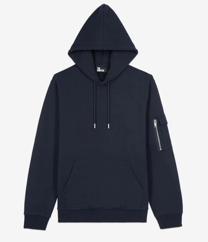 Men Sweatshirts and Sweatpants THE KOOPLES Navy Blue Hoodie Men Sweatshirts and Sweatpants THE KOOPLES Navy Blue Hoodie