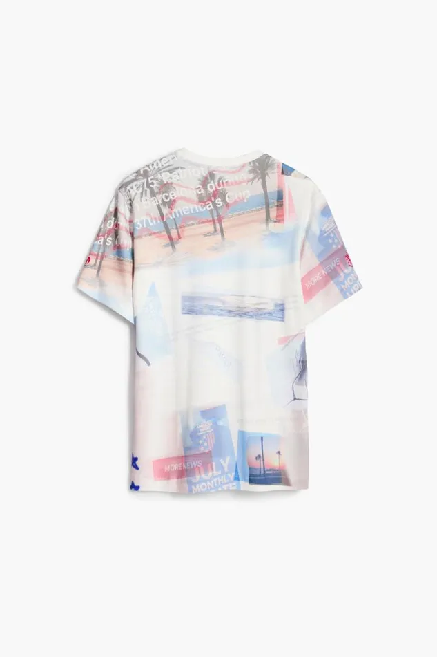 Men Tshirts Desigual American Magic Printed Tshirt