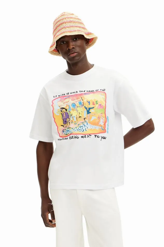 Men Tshirts Desigual Fauv Knit Tshirt