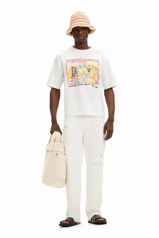 Men Tshirts Desigual Fauv Knit Tshirt