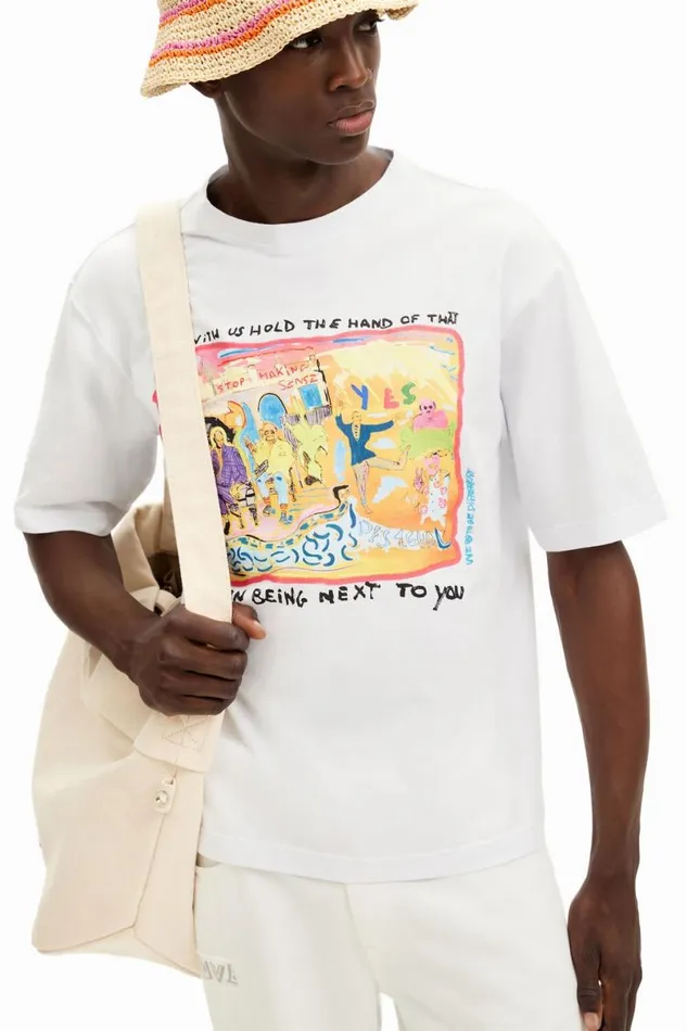 Men Tshirts Desigual Fauv Knit Tshirt