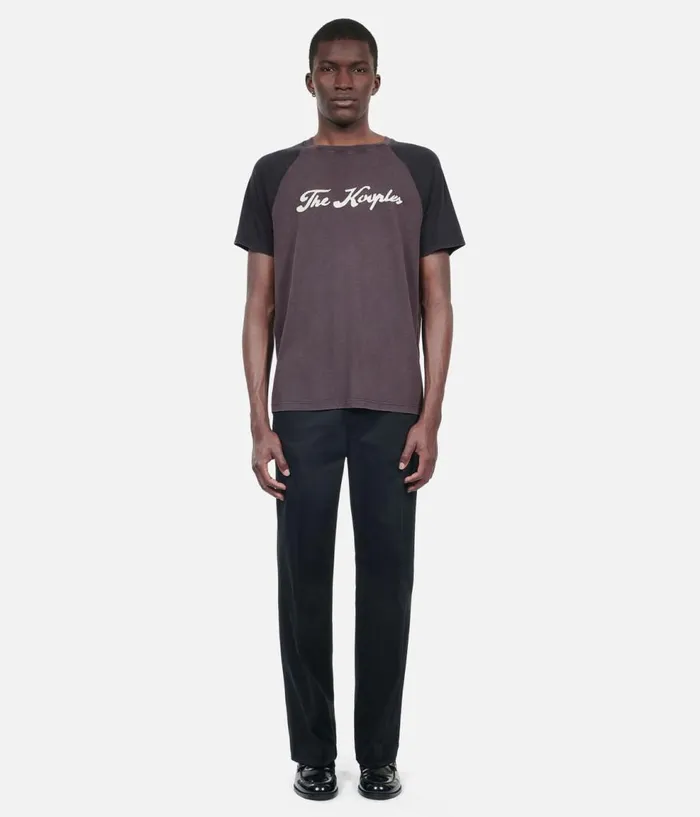 Men Tshirts THE KOOPLES Black Next Collection Serigraphy Tshirt