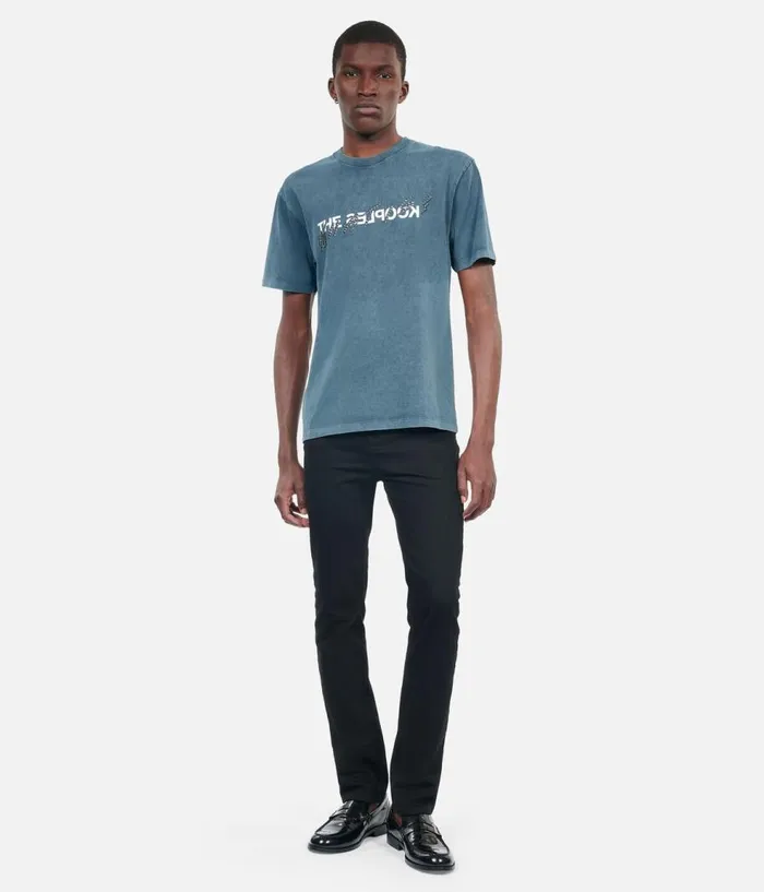 Men Tshirts THE KOOPLES Blue What Is Tshirt With Studs