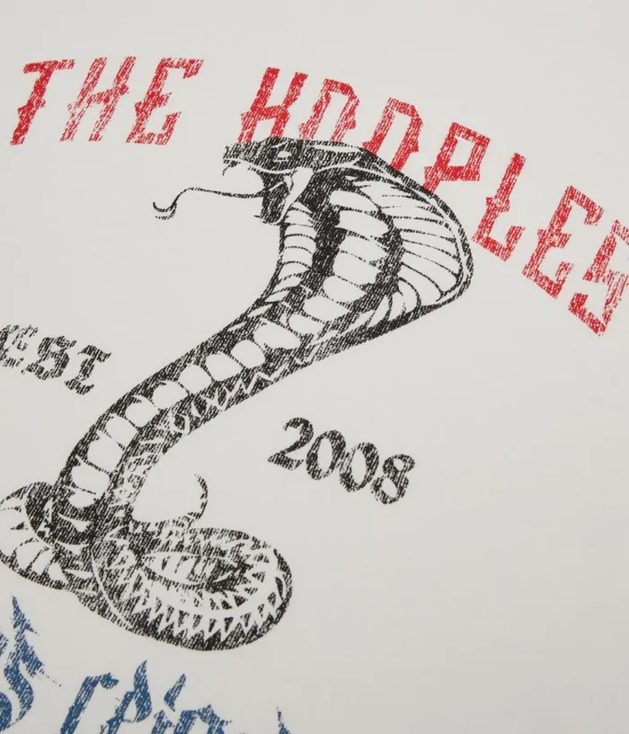 Men Tshirts THE KOOPLES Ecru Tshirt With Chaos Snake Serigraphy Men Tshirts THE KOOPLES Ecru Tshirt With Chaos Snake Serigraphy