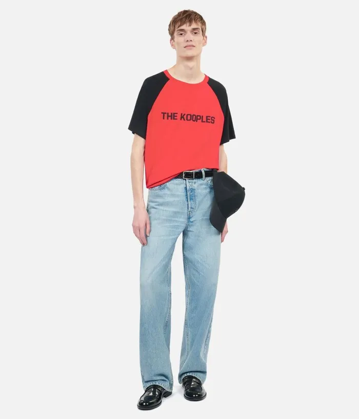 Men Tshirts THE KOOPLES Red Logo Tshirt