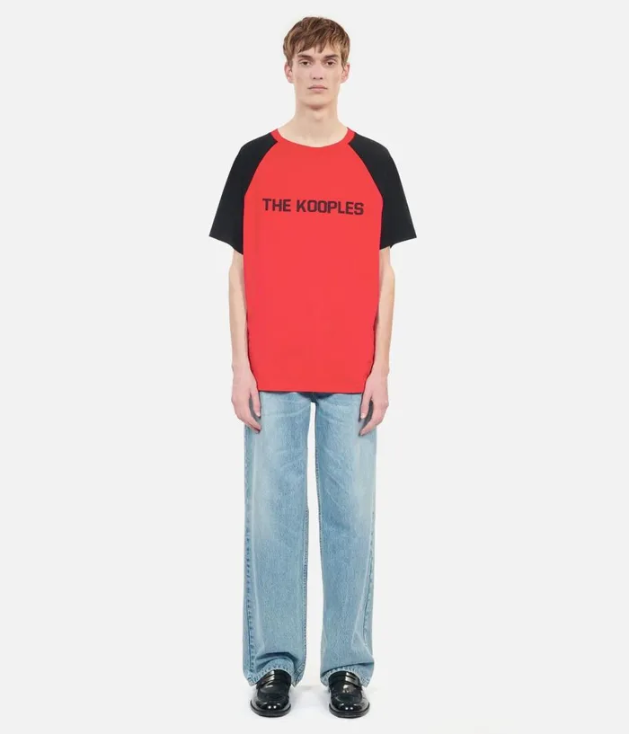 Men Tshirts THE KOOPLES Red Logo Tshirt