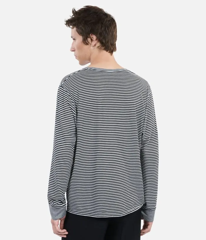 Men Tshirts THE KOOPLES Striped Longsleeved Tshirt