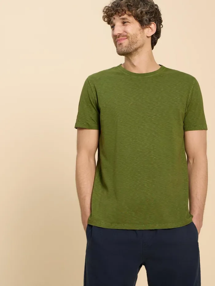 Men TSHIRTS White Stuff Abersoch Short Sleeve Tee Deep Green Men TSHIRTS White Stuff Abersoch Short Sleeve Tee Deep Green
