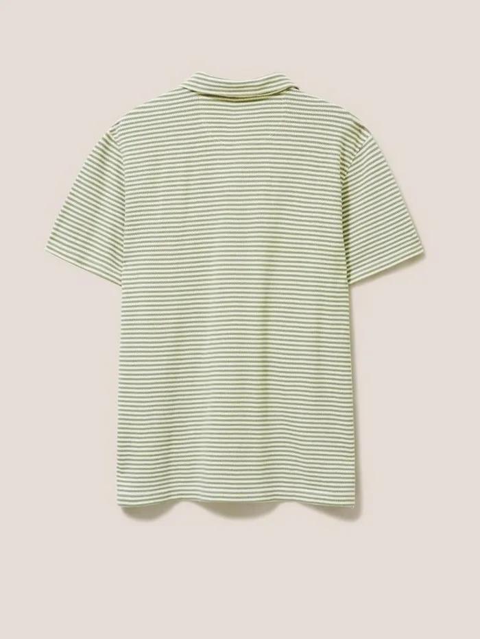 Men TSHIRTS White Stuff Revere Stripe Polo Mint Green Men TSHIRTS White Stuff Revere Stripe Polo Mint Green