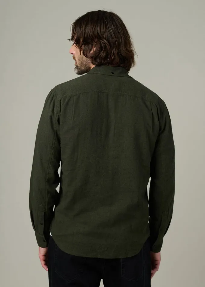 Men Tops Tees Joe039s Jeans CHESTER FLANNEL SHIRT Dusty Olive