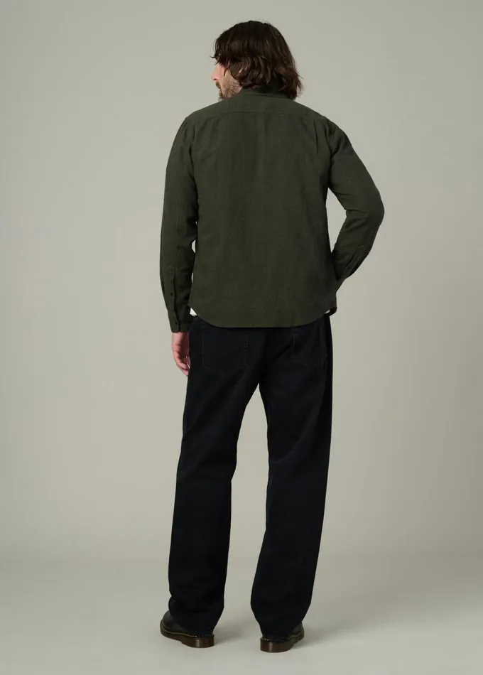 Men Tops Tees Joe039s Jeans CHESTER FLANNEL SHIRT Dusty Olive