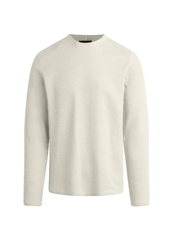 Men Tops Tees Joe039s Jeans TATE LONG SLEEVE CREWNECK Natural