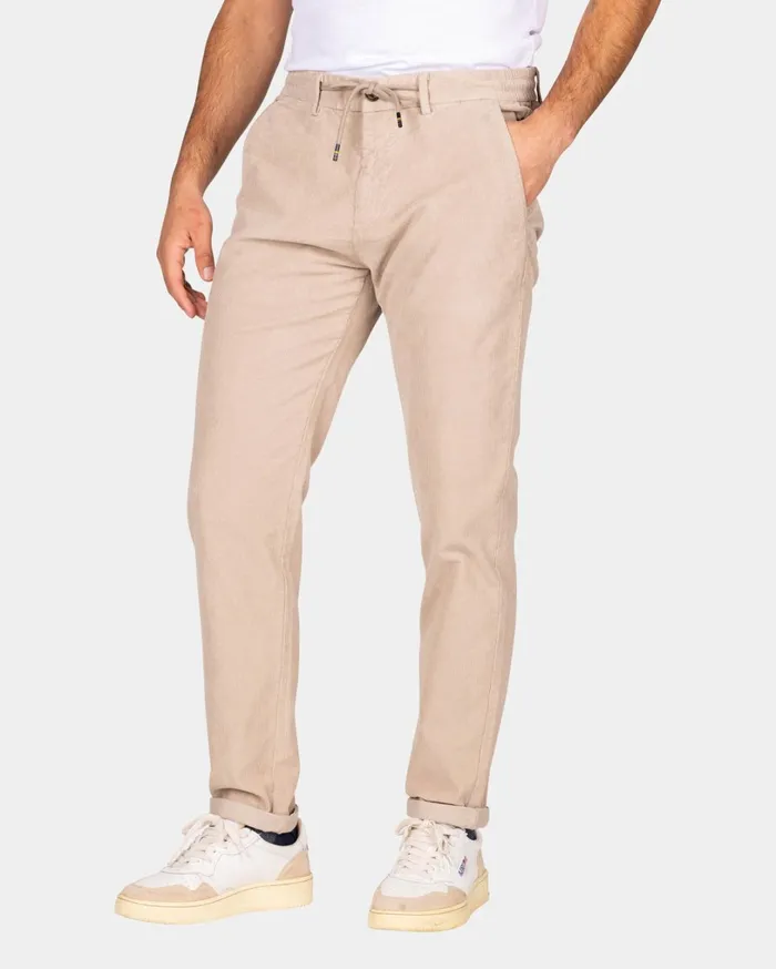 Men Trousers NZA New Zealand Auckland Corduroy Ecru Chino 8211 Chestnut