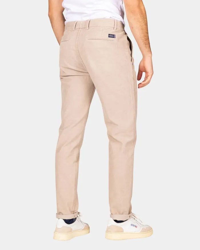 Men Trousers NZA New Zealand Auckland Corduroy Ecru Chino 8211 Chestnut