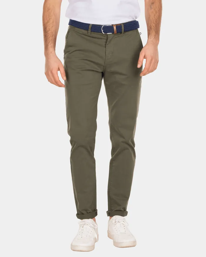 Men Trousers NZA New Zealand Auckland Napier Twill Stretch 8211 Army