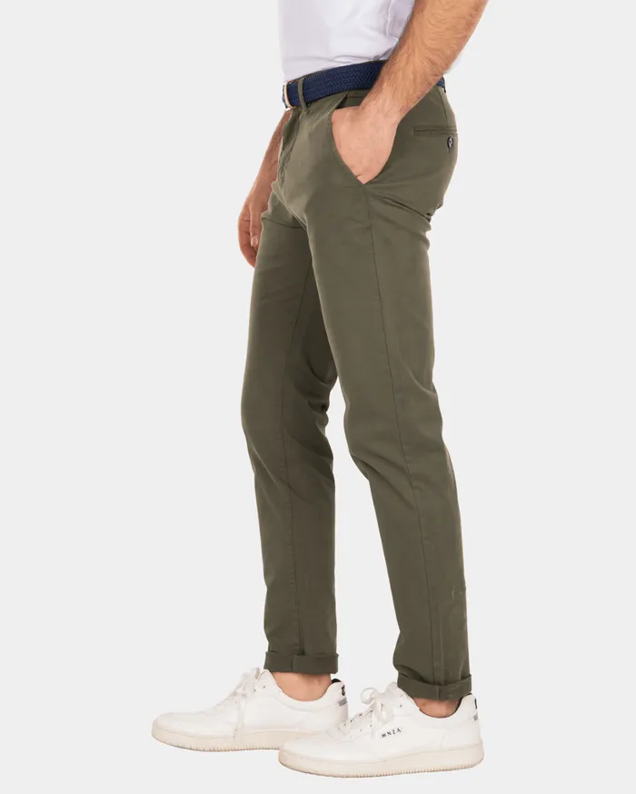 Men Trousers NZA New Zealand Auckland Napier Twill Stretch 8211 Army