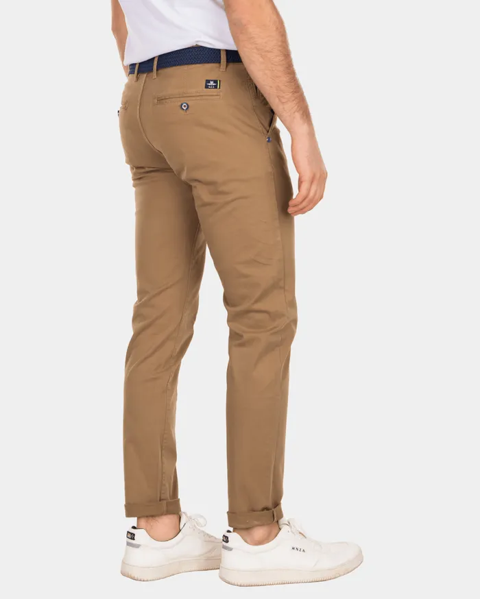 Men Trousers NZA New Zealand Auckland Napier Twill Stretch 8211 Tobacco Brown