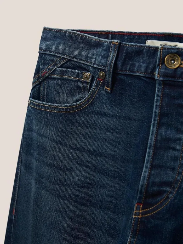 Men TROUSERS White Stuff Harwood Straight Jean Dark Blue Men TROUSERS White Stuff Harwood Straight Jean Dark Blue
