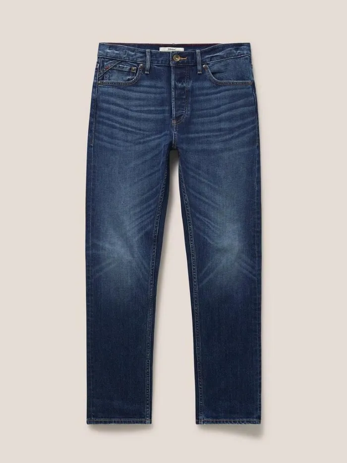 Men TROUSERS White Stuff Harwood Straight Jean Mid Denim Men TROUSERS White Stuff Harwood Straight Jean Mid Denim