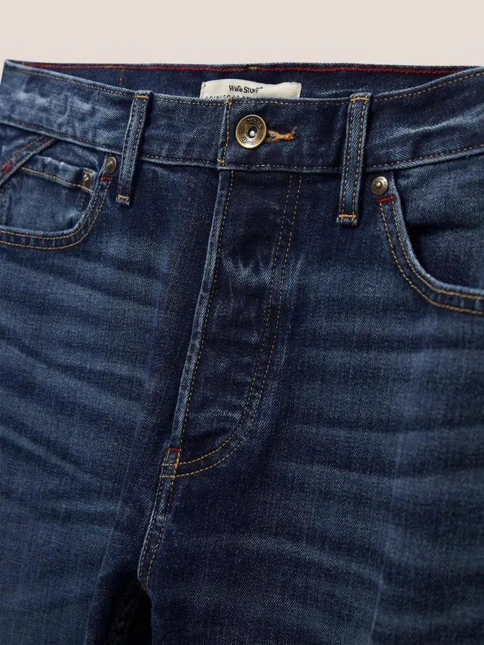 Men TROUSERS White Stuff Harwood Straight Jean Mid Denim Men TROUSERS White Stuff Harwood Straight Jean Mid Denim