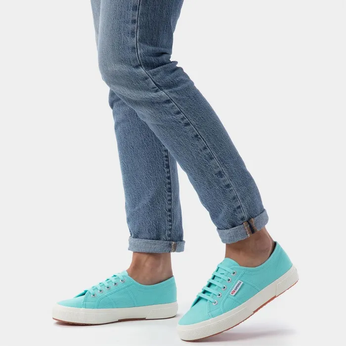 Men Unisex 2750COTU CLASSIC Sneaker AZURE TURQUOISEFAVORIO Superga Low Cut
