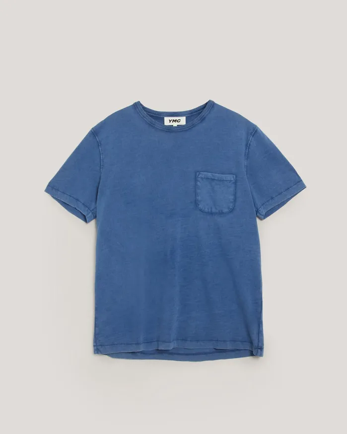Men Wild Ones Pocket TShirt Blue YMC Tops and TShirts