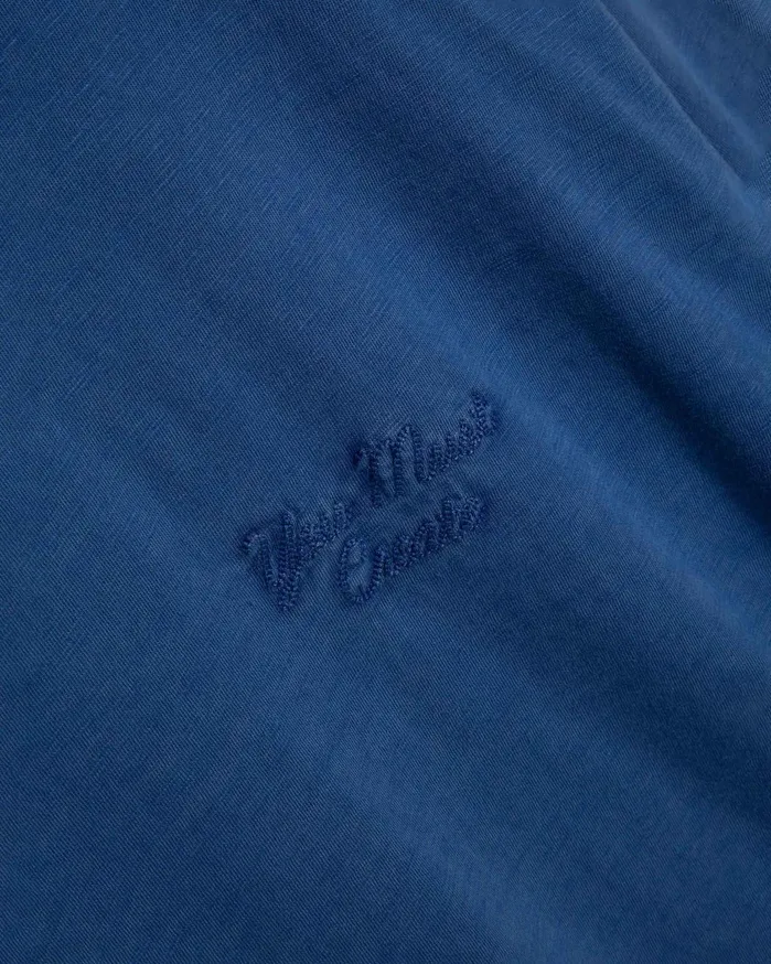 Men Zephyr TShirt Blue YMC Tops and TShirts