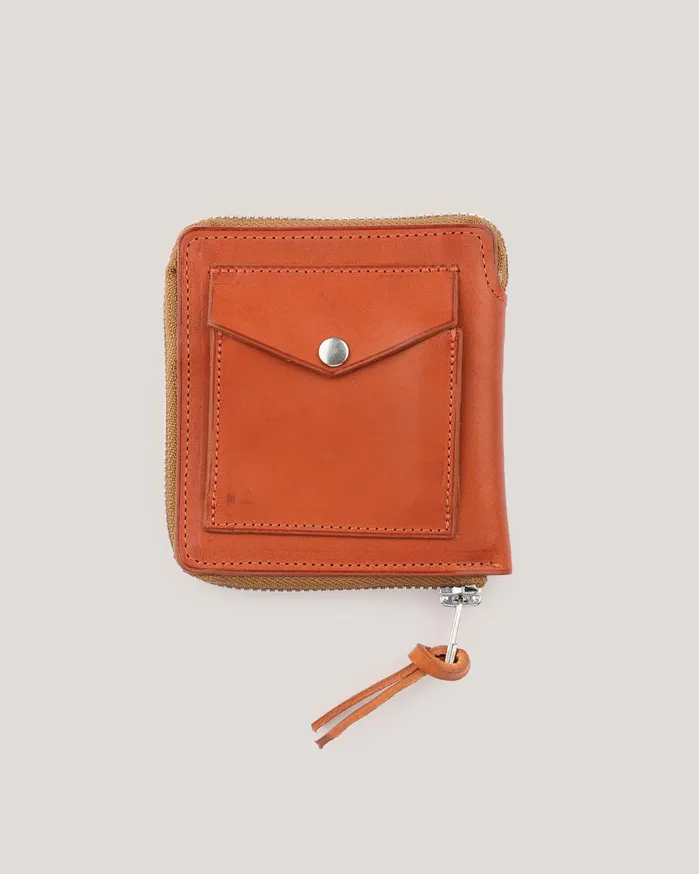 Men Zip Wallet Tan YMC Bags and Wallets