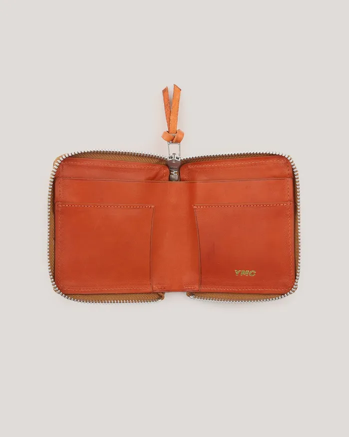 Men Zip Wallet Tan YMC Bags and Wallets