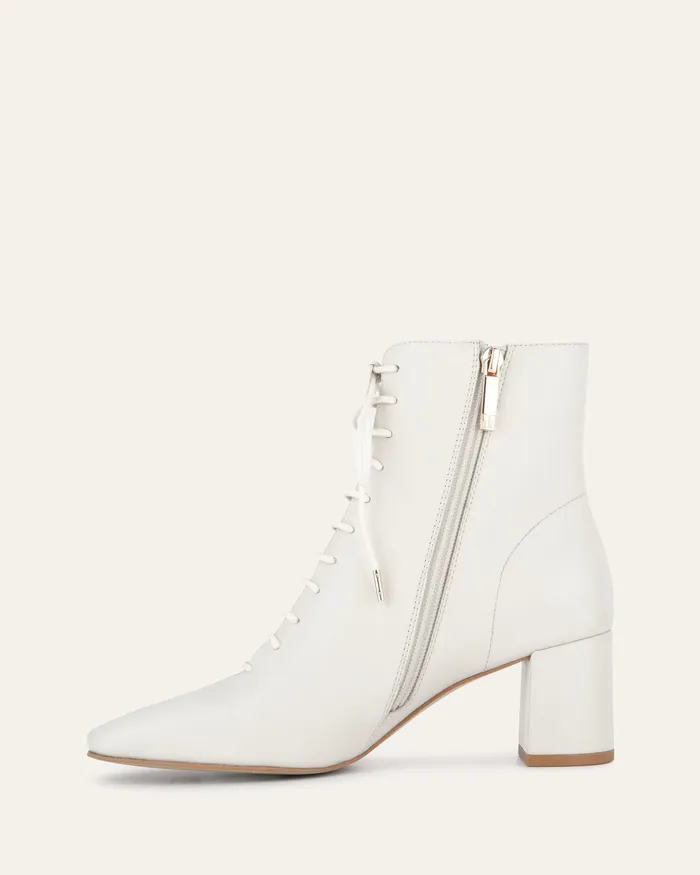 MID ANKLE BOOTS Cora mid ankle boots off white leather jomercer Women