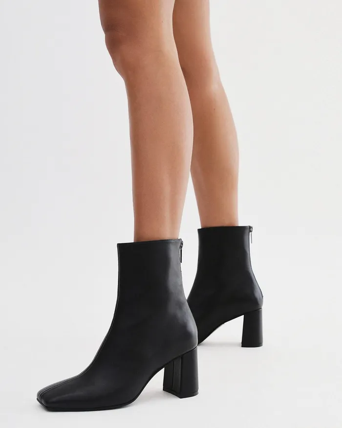 MID ANKLE BOOTS Nevada mid ankle boots black leather 8211 jomercer Women MID ANKLE BOOTS Nevada mid ankle boots black leather 8211 jomercer Women