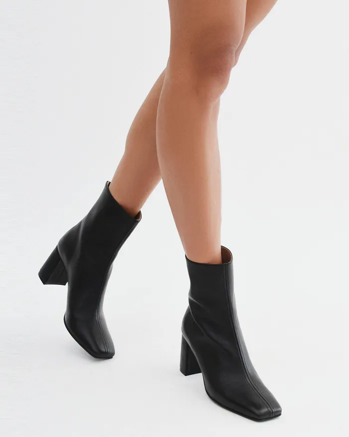MID ANKLE BOOTS Nevada mid ankle boots black leather 8211 jomercer Women MID ANKLE BOOTS Nevada mid ankle boots black leather 8211 jomercer Women