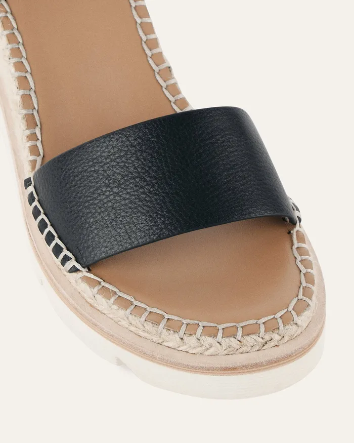 MID HEELS jomercer Women Kelly mid heel wedges black white MID HEELS jomercer Women Kelly mid heel wedges black white